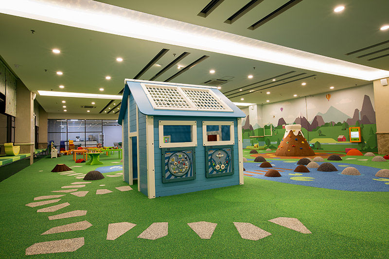 A beautiful experience in Chengdu with various play elements and interactive play systems 