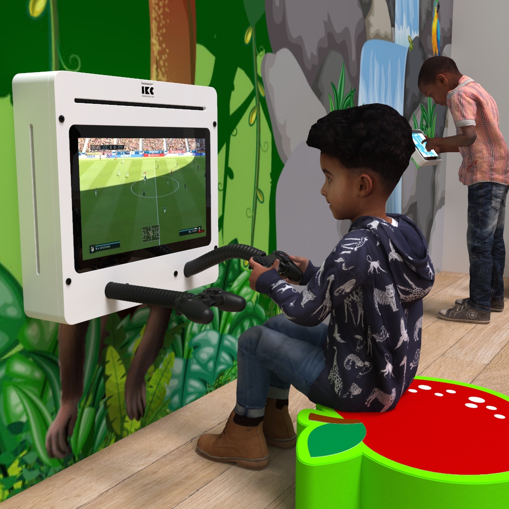 This image shows an interactive play system Delta 21 inch Playstation
