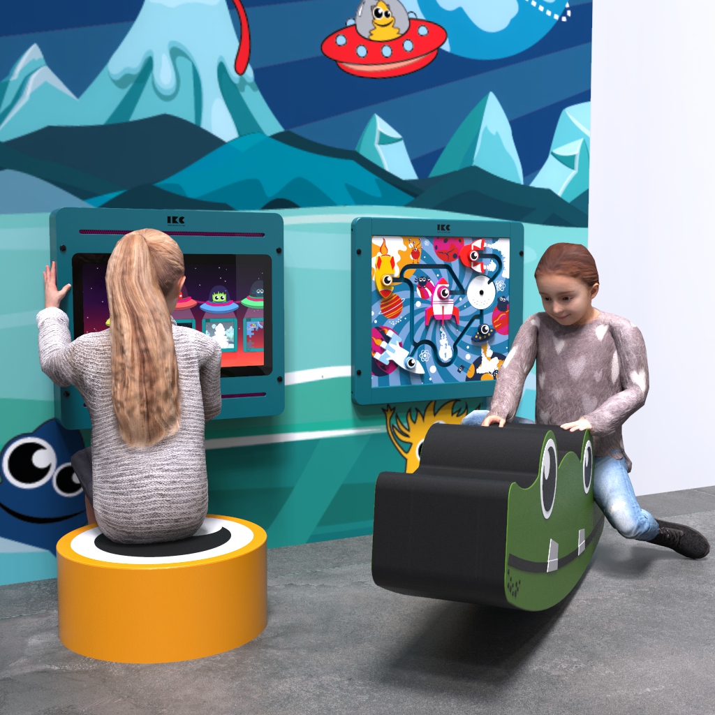 This image shows an kids corner Monster S 2 m²