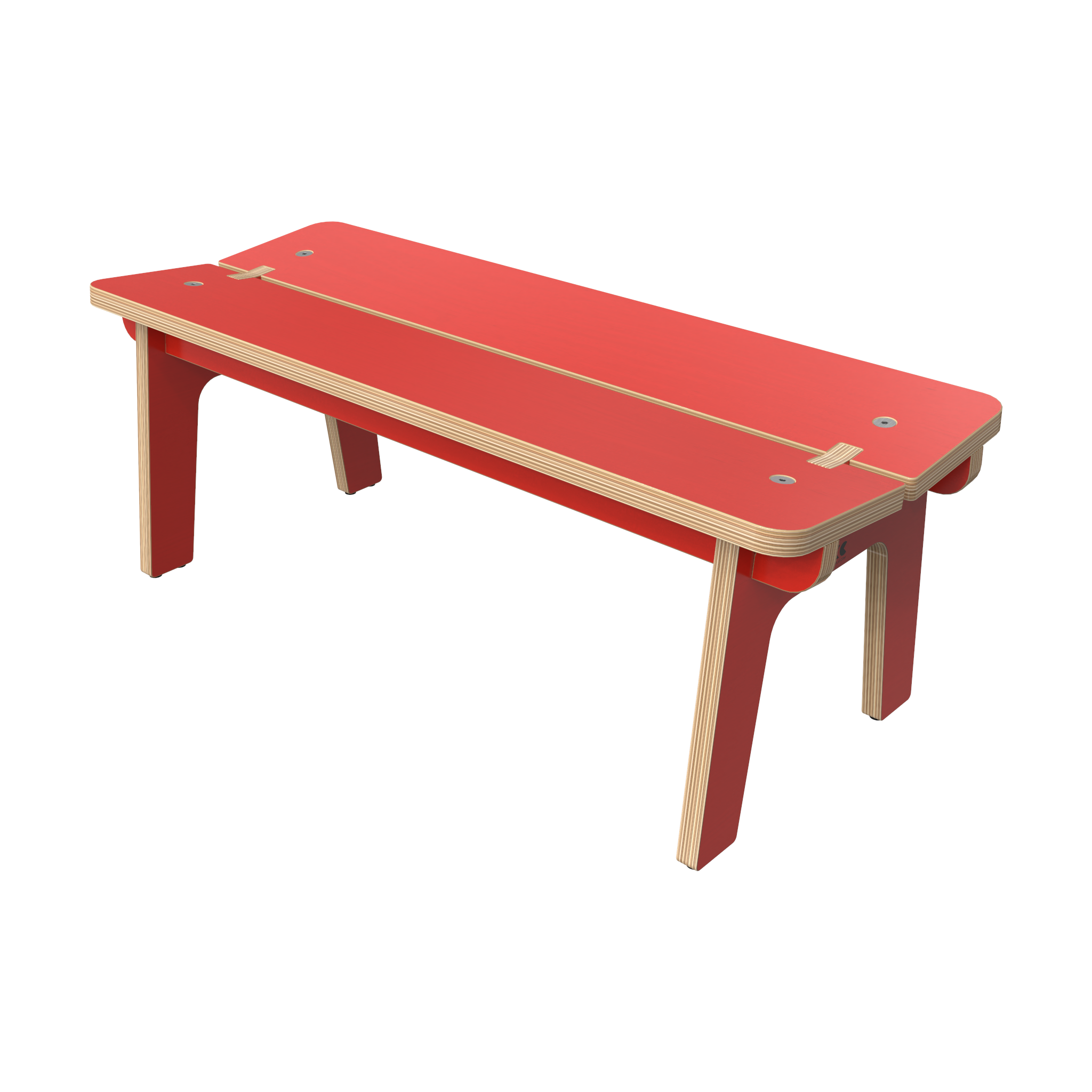 Kids bench Buxus red | IKC furniture