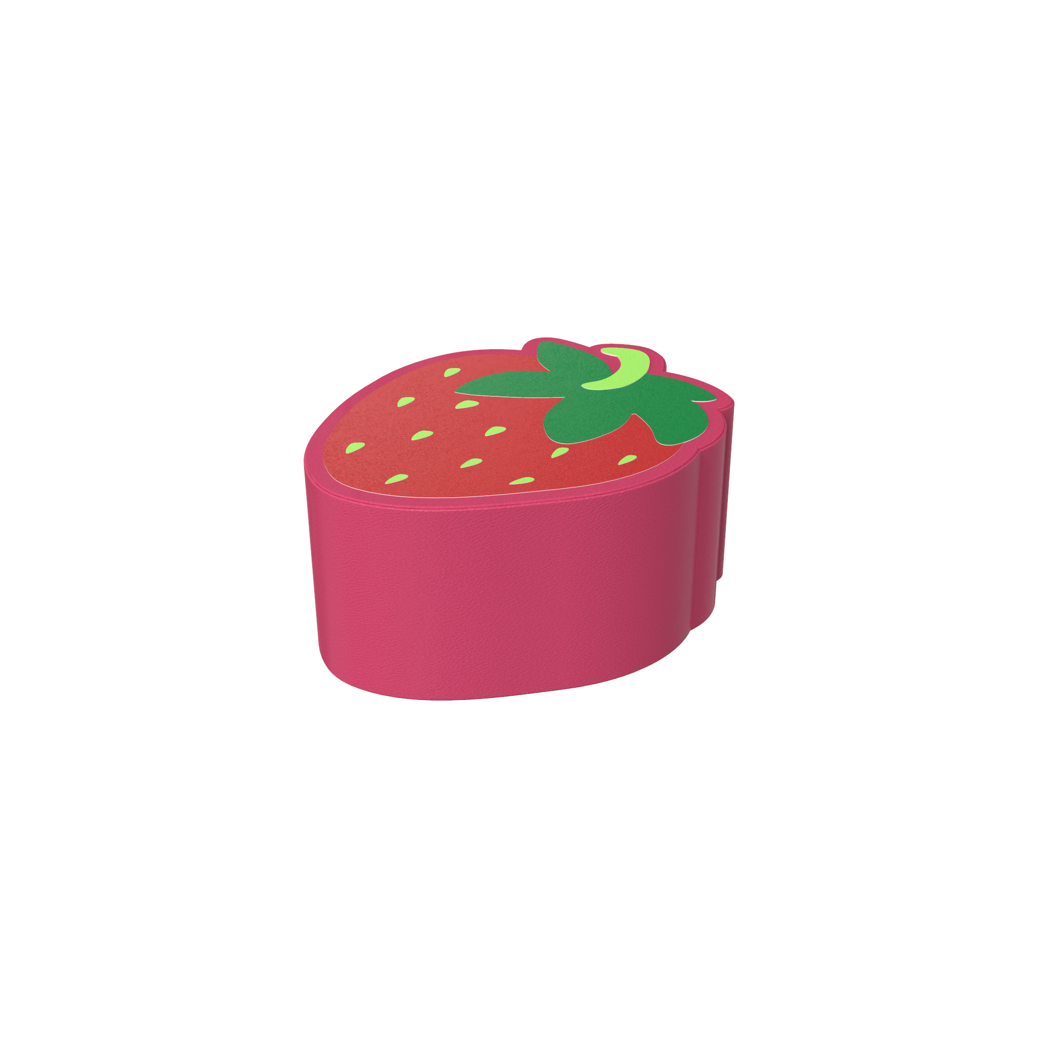 This image shows a soft play Strawberry
