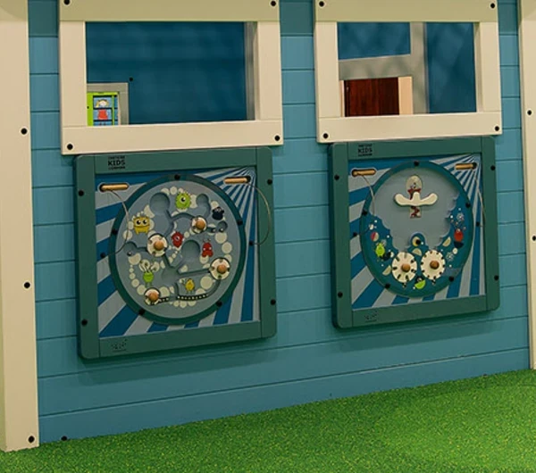 Een waar speelparadijs in Chengdu China met verschillende speelelementen