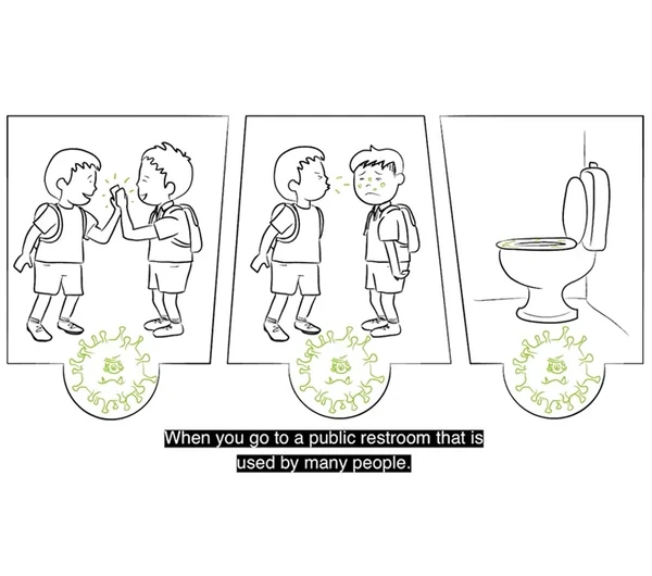 This image shows the cover of the Coronavirus video