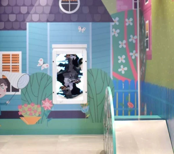 Kinderhoek als onderdeel van een restaurant