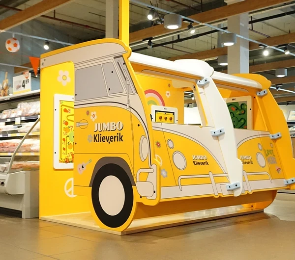 Spelen bij Jumbo Klieverik Hengelo met een custom IKC speelsysteem