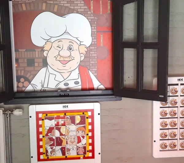 Speciaal ontworpen speelhoek voor kinderen bij Pannenkoekenbakker Buren