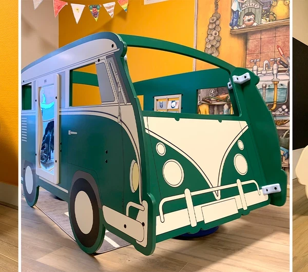 volledig ingerichte speelhoek in restaurant