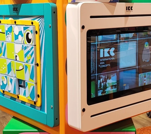 puzzel en educatief speelscherm