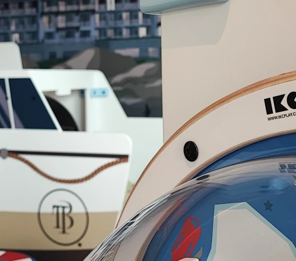 Kinderspeelhoek in luxe hotel