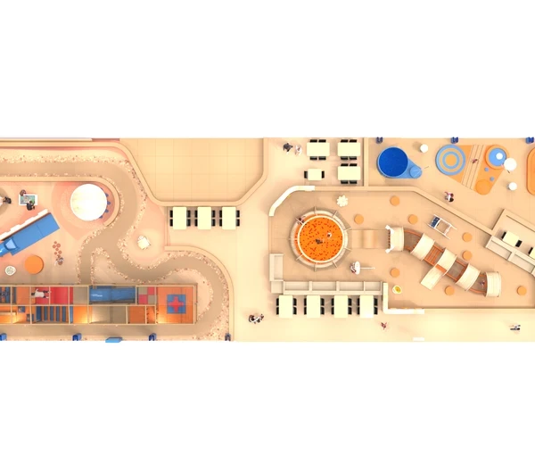 Hof van Saksen overzicht playground