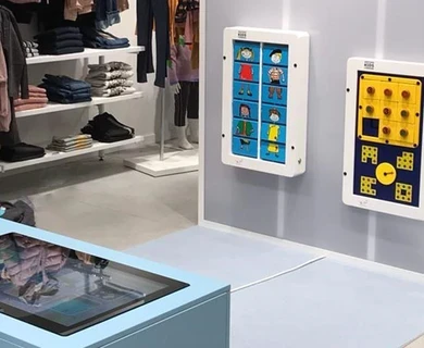 Speelhoek kledingwinkel