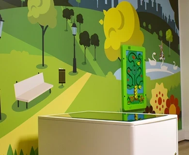 Kinderhoek wachtkamer 