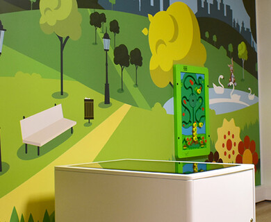 Kinderhoek wachtkamer 