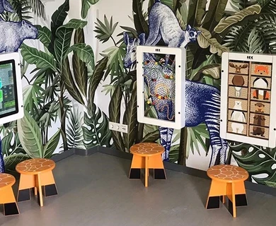 Kinderhoek wachtkamer ziekenhuis