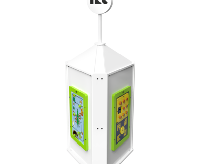 Speeltoren voor een kinderhoek met meerdere spellen  | IKC speelsystemen