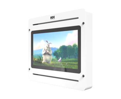 Op deze afbeelding staat een interactief speelsysteem Delta 21 inch TV