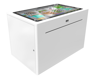 Op deze afbeelding staat een interactief speelsysteem Delta 32 inch touchtable