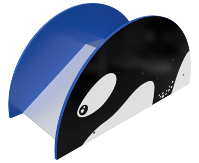 Een orka glijbaan voor uw kinderhoek | IKC speelsystemen