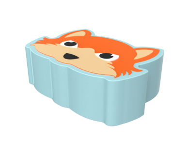 De Softplay Evy is een handgemaakt zacht zitmeubel voor uw kinderhoek