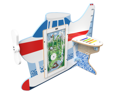 De splash down is een vliegtuig speelsysteem met verschillende speelelementen | IKC speelsysteem kinderhoek