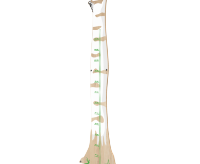 Een meetlat met een berkenhouten uitstraling voor uw kinderhoek | IKC speelsystemen