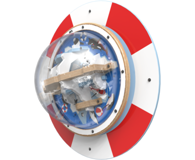 Een wandplaat met de uitstraling van een reddingsband voor uw kinderhoek | IKC Speelsystemen