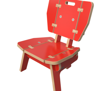 Houten lounge stoel voor kinderen | IKC Kindermeubels