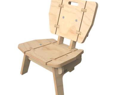 Houten lounge stoel voor kinderen | IKC Kindermeubels