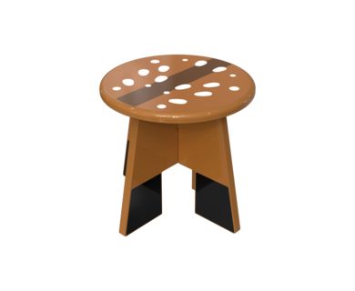 Het herten kinderkrukje uit de dierenserie is perfect voor elke kinderhoek | IKC kindermeubels