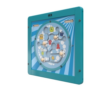 Verplaats de ballen door de magneten en de draaischijven te gebruiken | IKC wandspellen en muurspellen voor kinderen