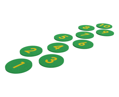 Hinkelbaan van EPDM voor een kinderhoek 