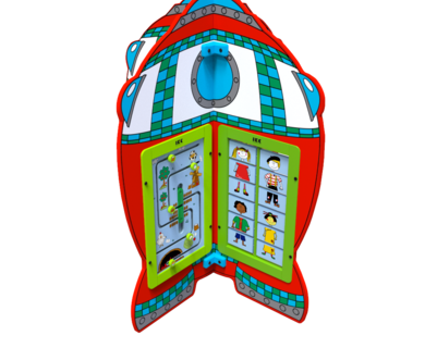 Een speelsysteem in een raket thema | IKC speelsystemen