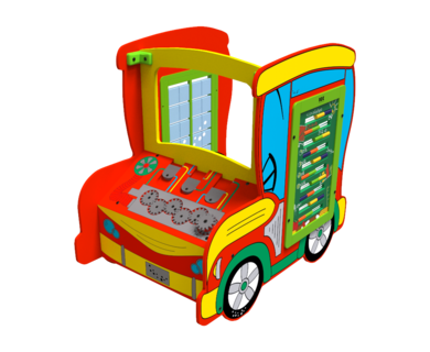 Speelsysteem met educatieve spellen in een auto thema | IKC speelsystemen voor in de kinderhoek