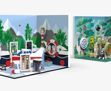 IKC | Kinderhoeken met diverse wandspellen en wand- of vloerbekleding