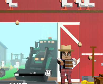 Vang de eieren die de kip laat vallen om zoveel mogelijk punten te scoren