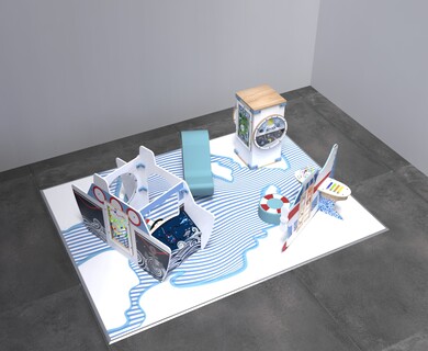 IKC Arctic speelhoek free standing