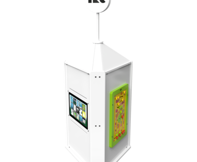 Interactieve speeltoren voor een kinderhoek met meerdere spellen interactief  | IKC speelsystemen