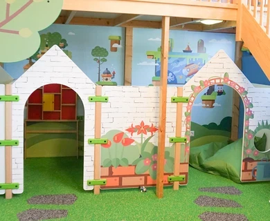 IKC inrichting speelhoek voor kinderen bij kinderopvang Parelbosch in Eindhoven