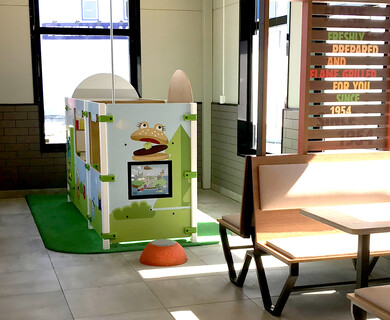 Speelruimte in Burger King Zweden