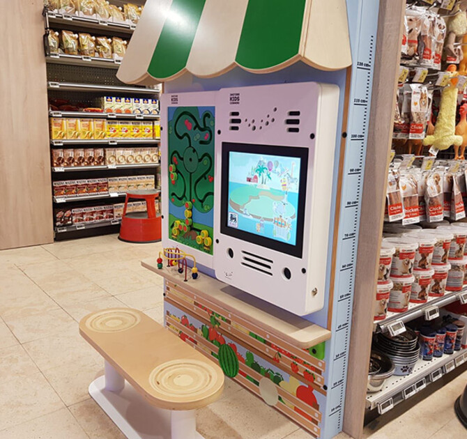 Delhaize supermarkets custom kids corner | IKC
