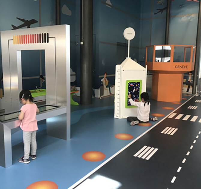 IKC Geneve airport speelhoek voor kinderen