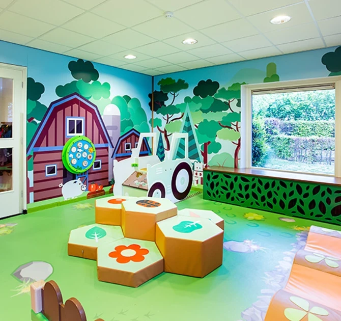 Meer beleving binnen uw kinderopvang met muurstickers