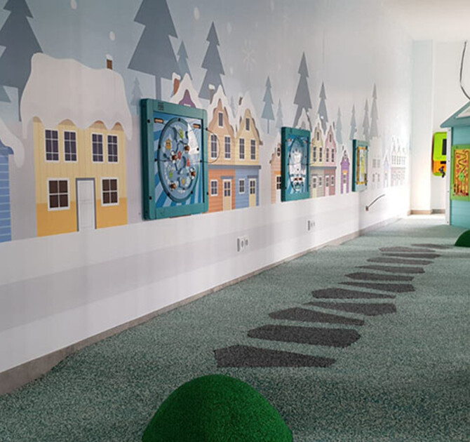 Kinderhoek inrichting