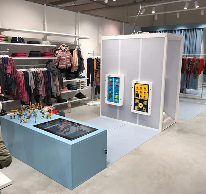 Kinderspel kledingwinkel