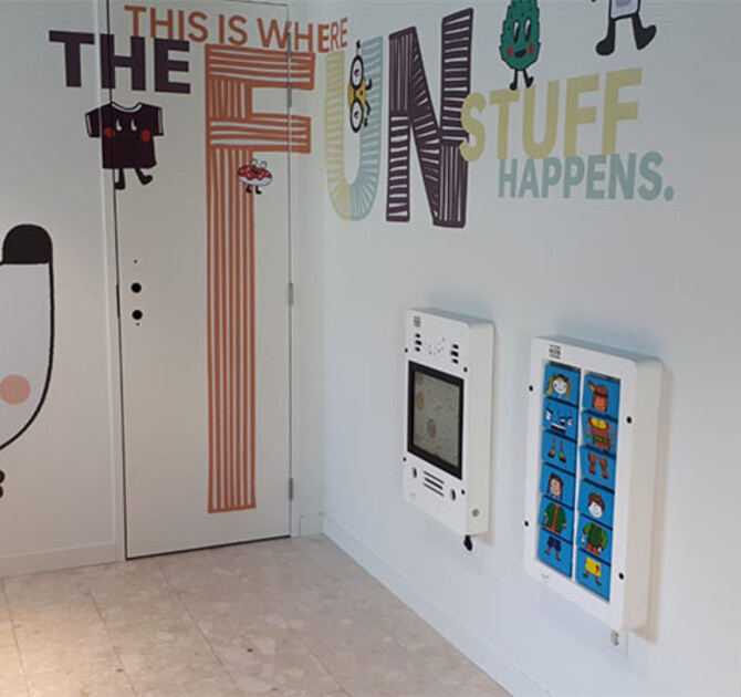 IKC speelhoek voor kinderen bij C&A kledingwinkel in Breda