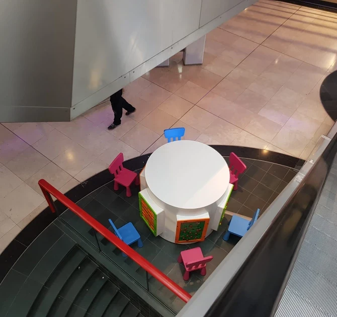 IKC speelhoek voor kinderen in winkelcentrum Alexandrium in Rotterdam