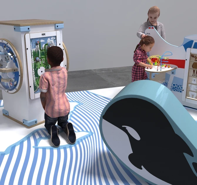 IKC Arctic speelhoek free standing