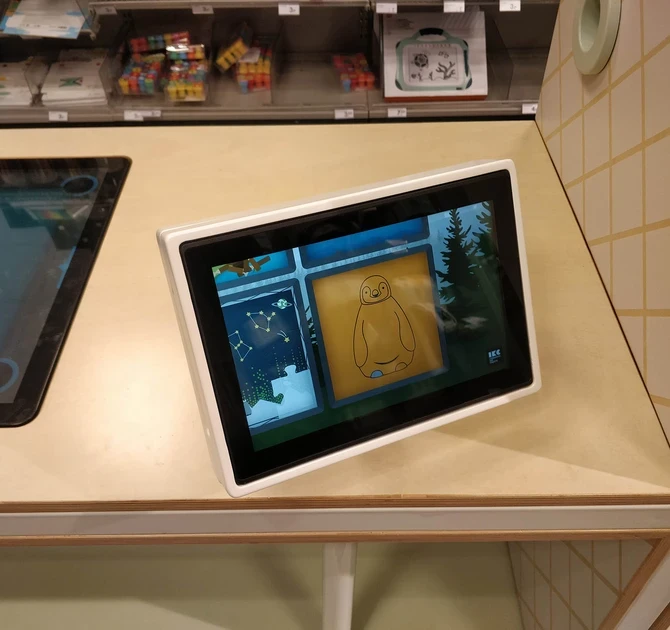 Op deze afbeelding ziet u een kinderhoek in winkel Hema