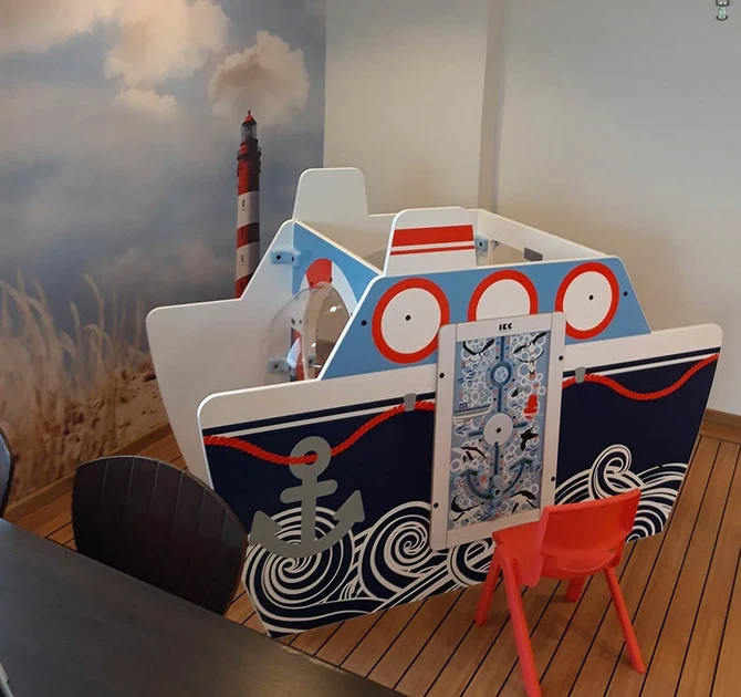 Kinderhoek inrichting wachtkamer