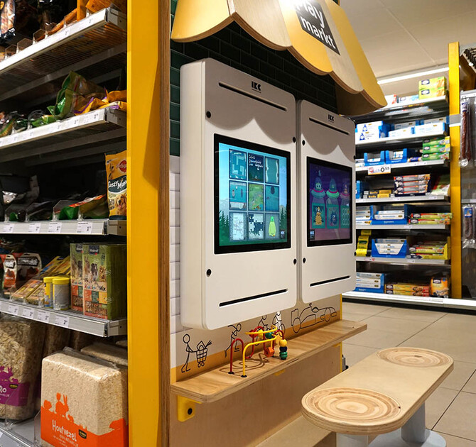 Kinderhoek supermarkt Jumbo Cambuurplein